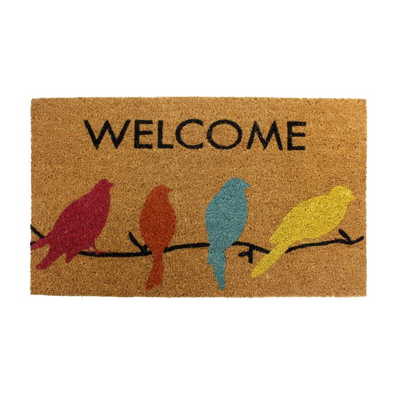 Birds Welcome DoorMat