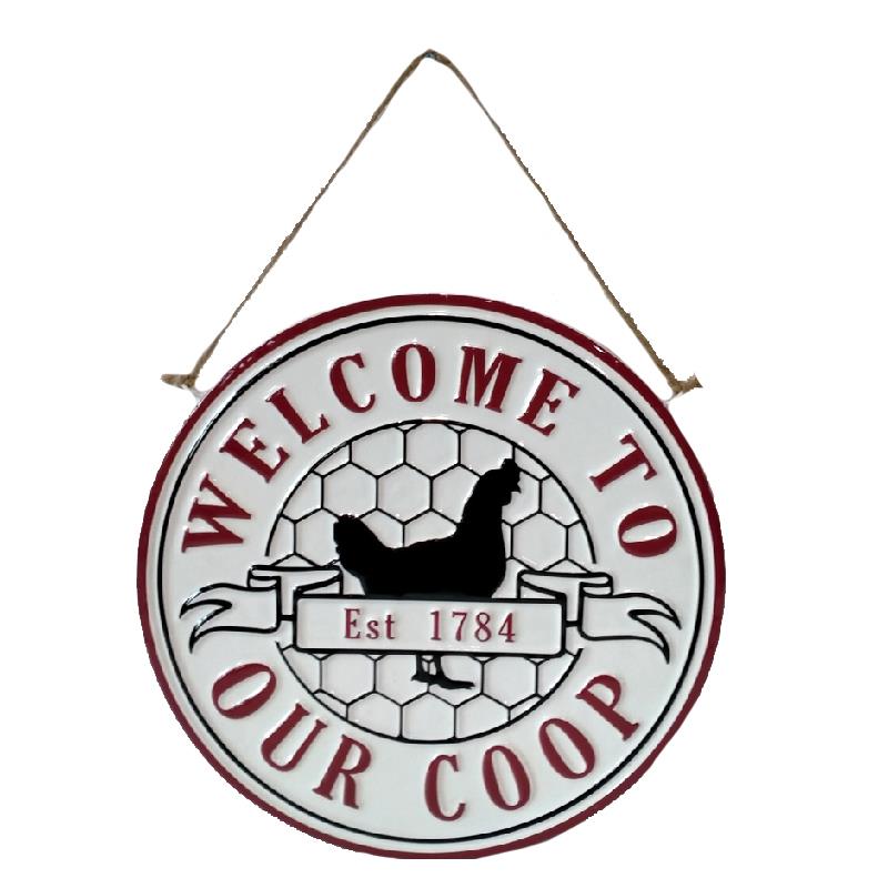 Welcome Coop Sign