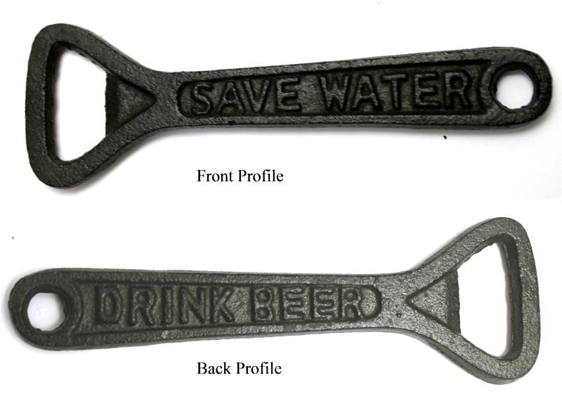 Cast Iron Bottle Opener =