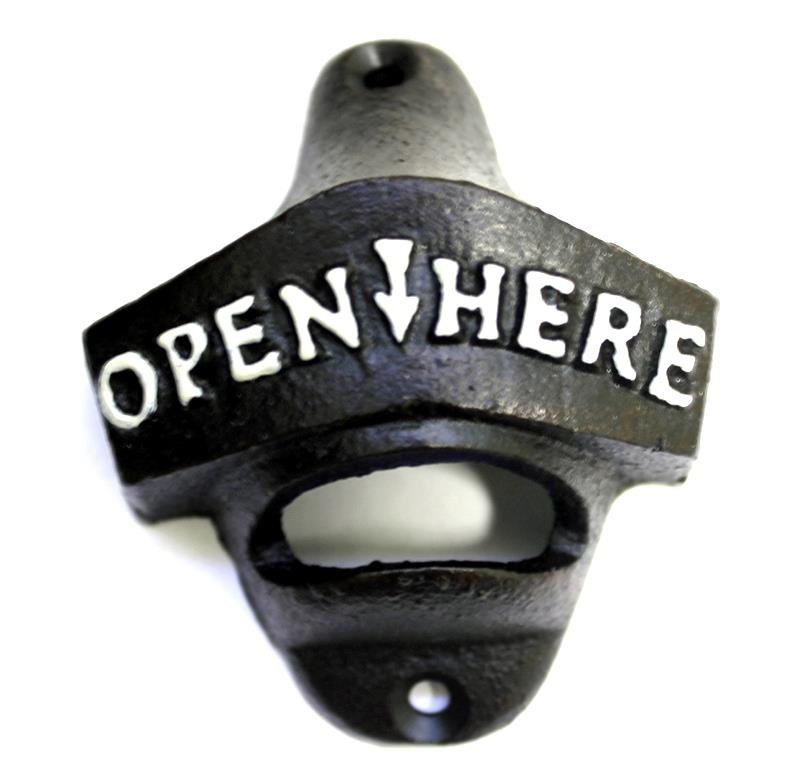 Cast Iron Bottle Opener     =+