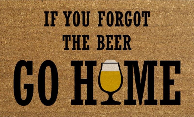 Forgot Beer Doormat