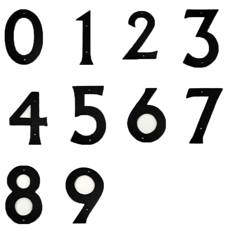 ST0-9 Cast Iron Numbers