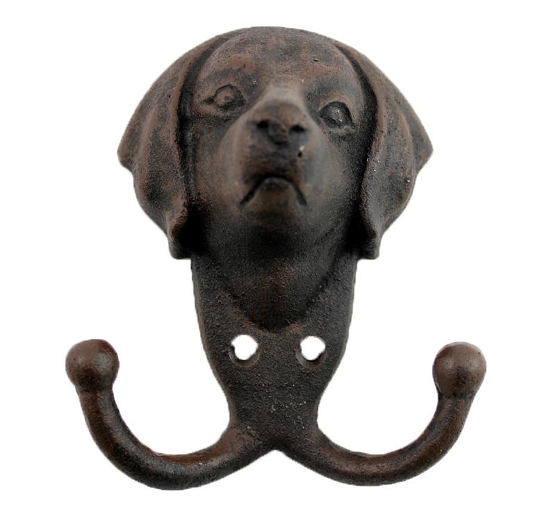 Cast Iron Dog Double Hook =