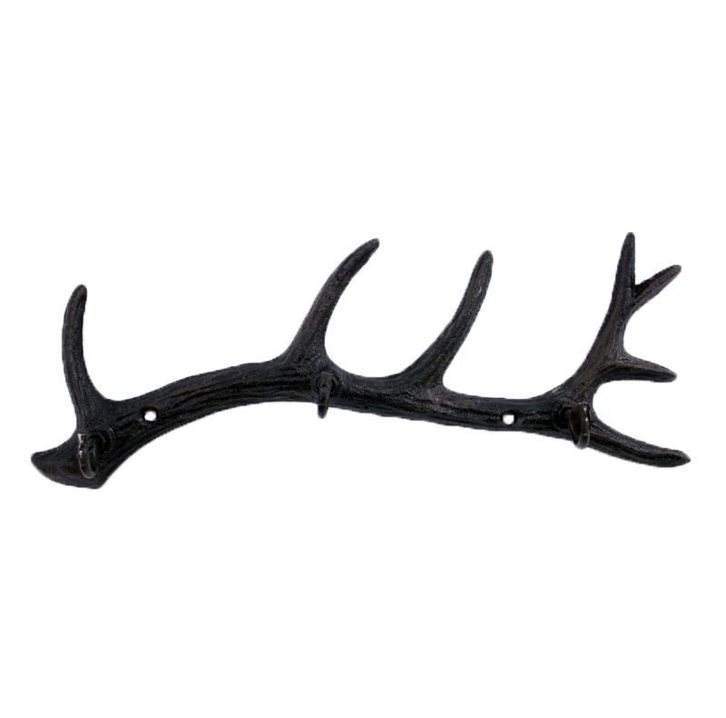 Cast Iron Antler Triple Hook..