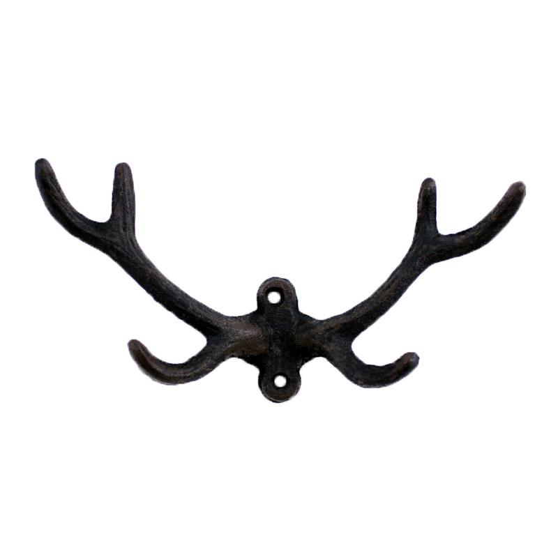 Cast Iron Antler Hook