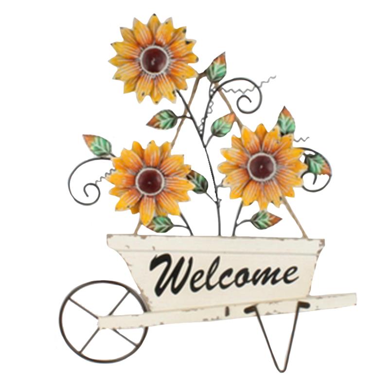 Welcome Sunflower Plaque