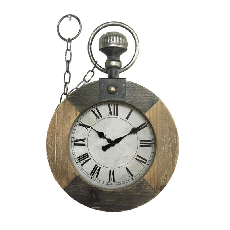 Pocket Watch Style Wall Clock