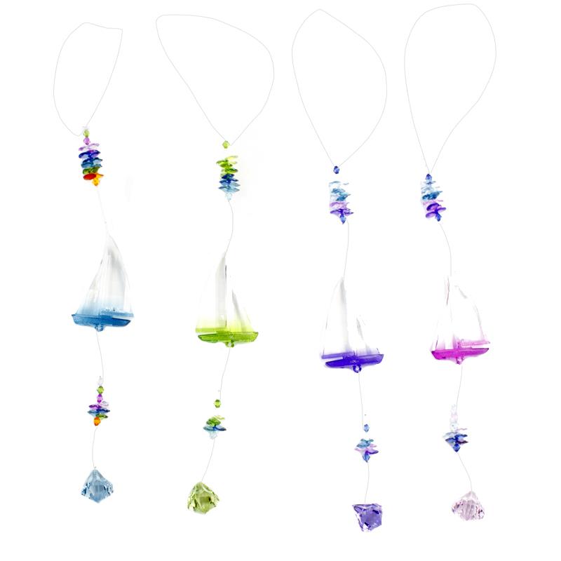 4 Asst. Sailboat Suncatcher