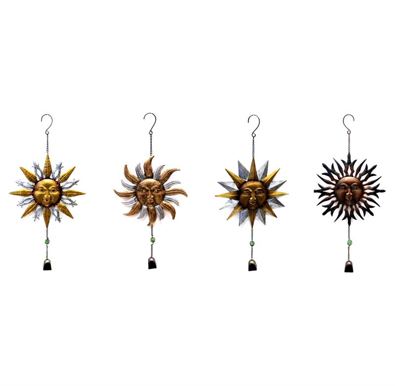 Sun Face Windchimes With Bell