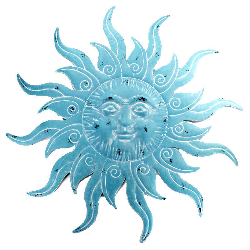 Blue Sun Wall Decor