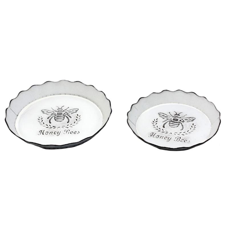 Set of 2 Bee Trays