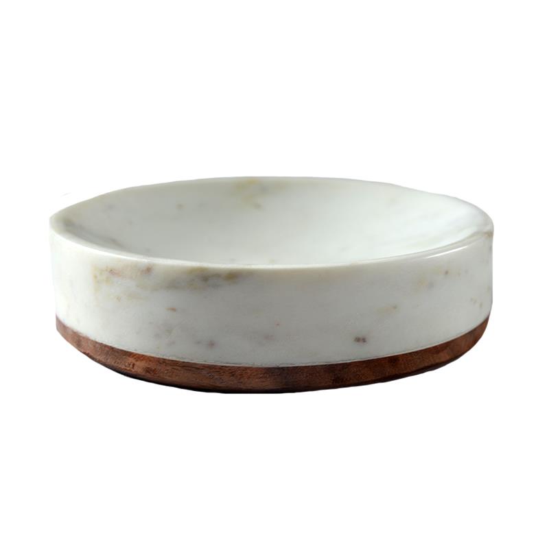 Marble & Wood Bowl