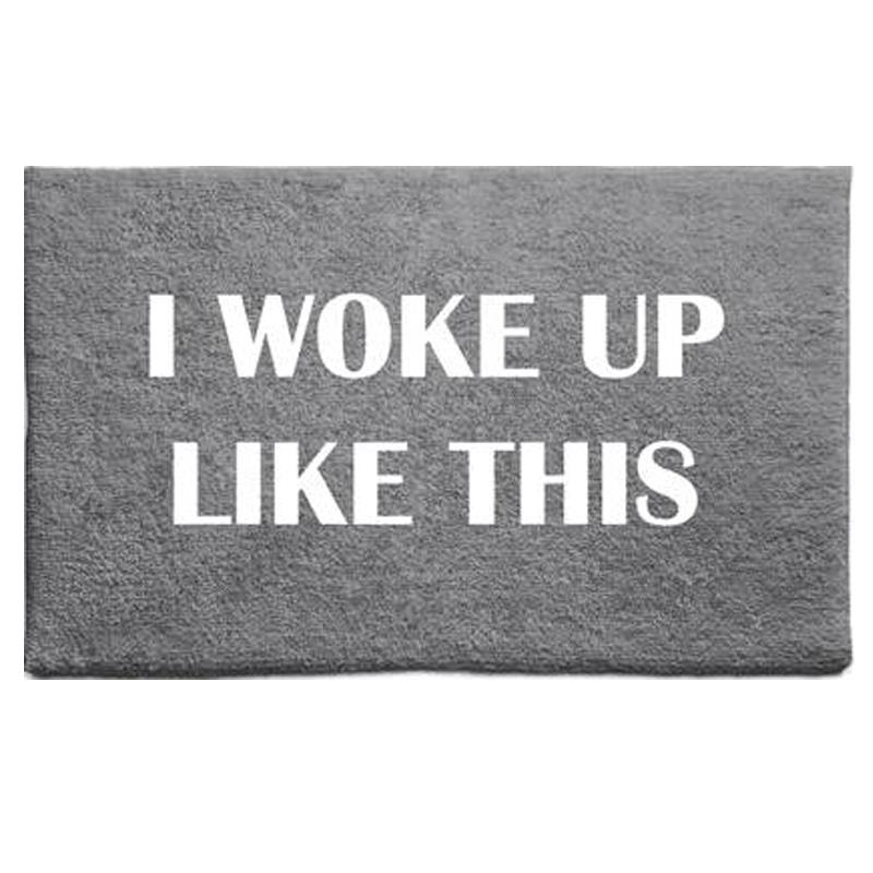 Woke Up Bathmat