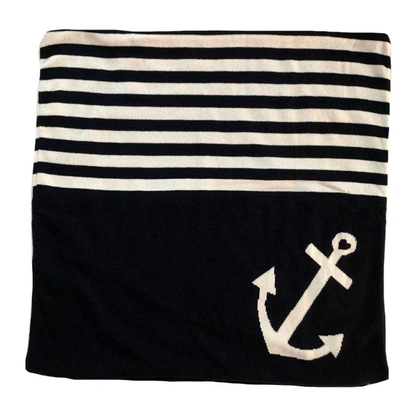 Knit Nautical Pillow