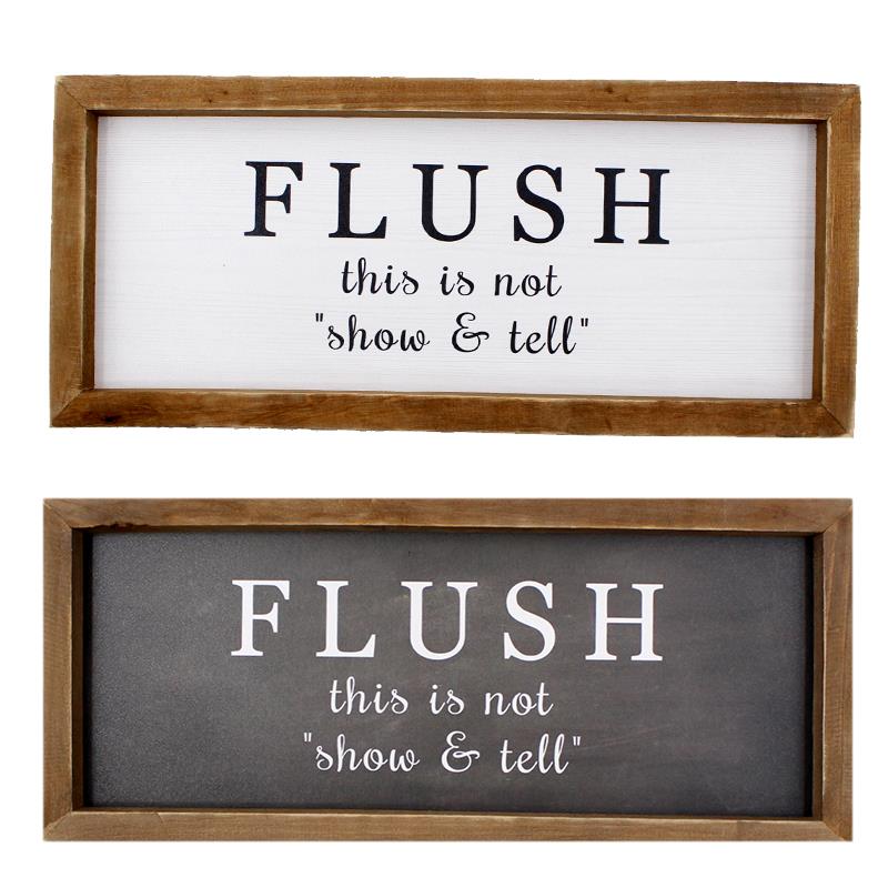 2 Asst. Flush Plaques