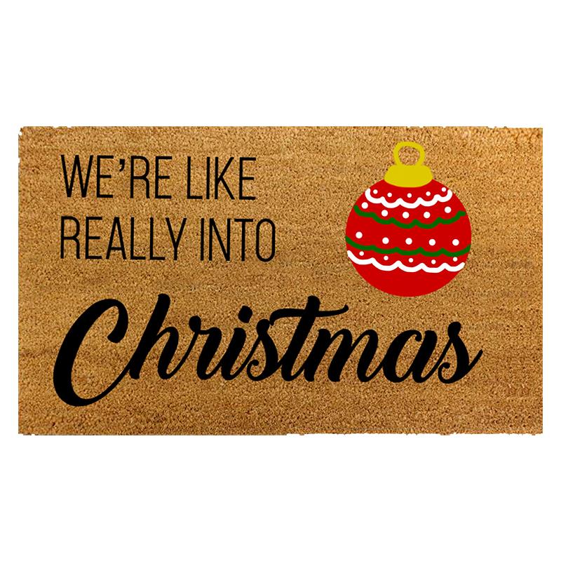 Really Into Xmas DoorMat