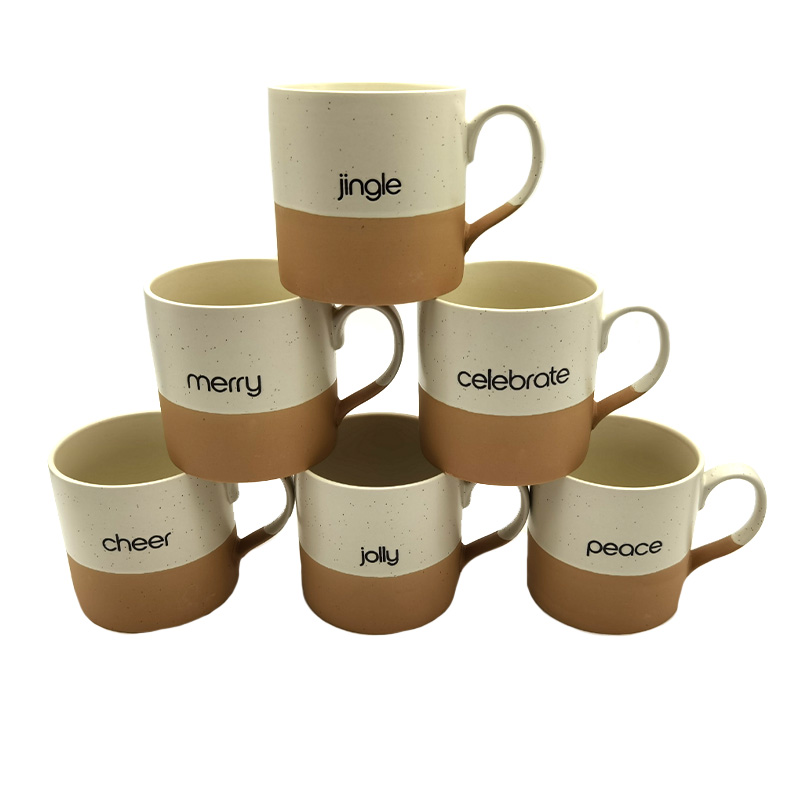 Holiday Word Mugs 6 Asst