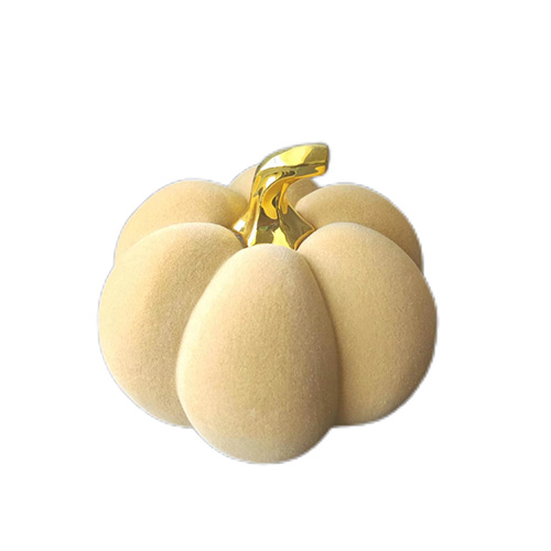 Gold Felt Pumpkin