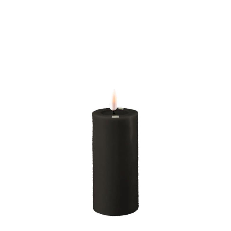 BLACK LED CANDLE 2x4 INCH