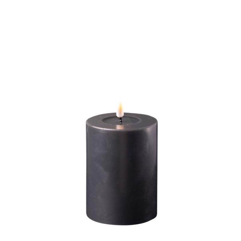 BLACK LED CANDLE 3x4 INCH