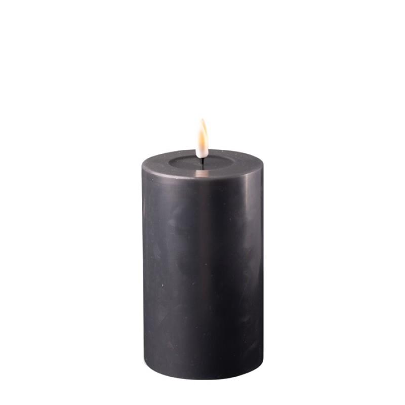 BLACK LED CANDLE 3x5 INCH