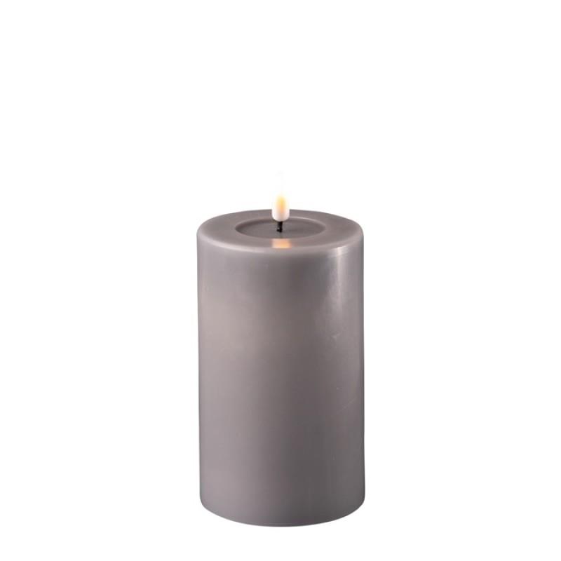 GREY LED CANDLE 3x5 INCH