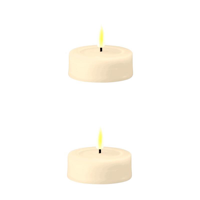 CREAM LED JUMBO TEALIGHT 2.5