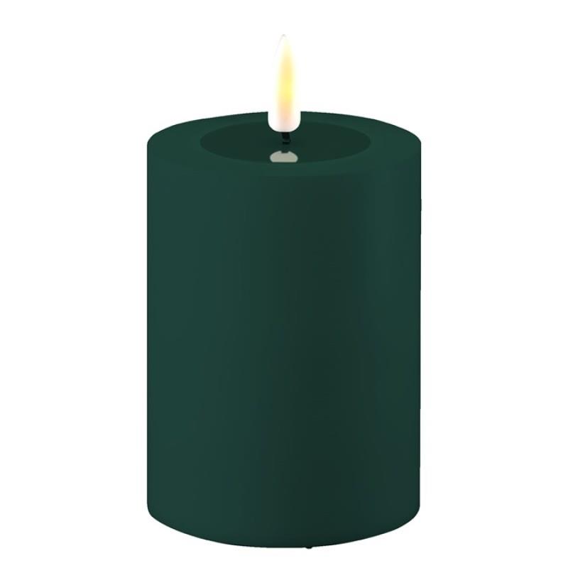 DARK GREEN OUTDOOR CANDLE 3x4