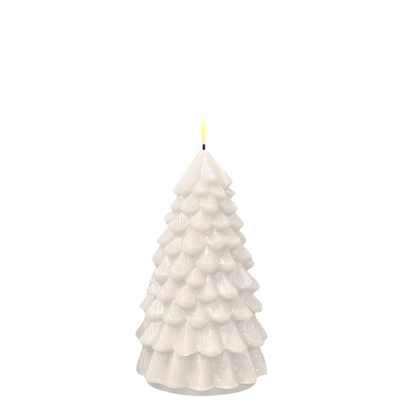 TREE CANDLE WHTE 7 INCH